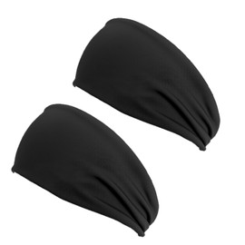 DmDoyy Sport Stirnbänd, Headband Sport, Haarband, Herren Bandana Damen, Für Männer & Frauen - Laufen, Radfahren, Basketball, Yoga, Fitness - Feuchtigkeitsableitendes Workout-Haarband