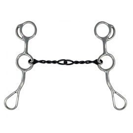 Showman Stainless Steel Junior Cowhorse Bit w/Chain Mouth