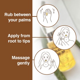 TERRAFIQUE Keratin Hair Serum - Anti Frizz Hair Serum - Keratin Leave in Conditioner - Hair Serum For Frizzy Hair with Argan Oil - Hair Straightening Serum for All Hair Types - 2 Fl. Oz.