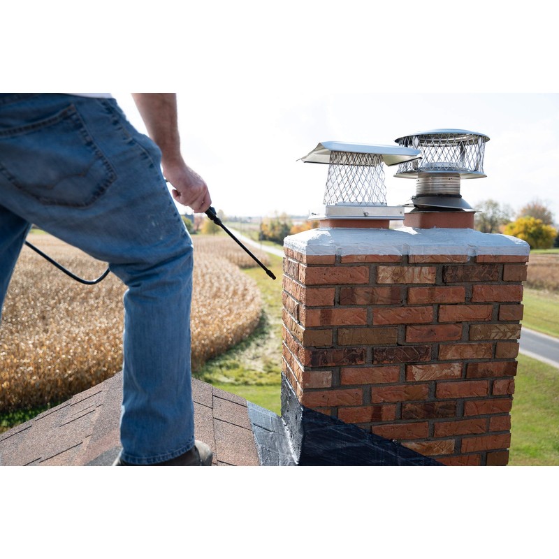 MasonryDefender Chimney Brick Sealer, Clear Water-Based Siloxane Sealer - Breathable