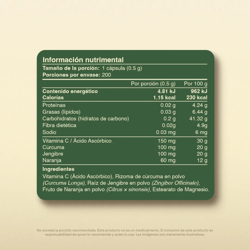 Suplemento Vitamina C 200 Cpsulas Vitalbotanics Vitamin C Boost