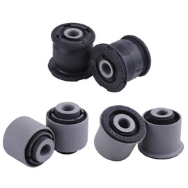 6Pcs Rear Lower Control Arm Knuckle Bushing Kit Fit for Honda Civic 2001-2005 CRV 2002-2006 Element 2003-2006 1204129 1204130 1203611 Suspension Control Arm Bushing 52365S5A802 52365S5A024 52365S5A801