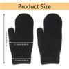 Winter Warm Mittens for Women Faux Rabbit Fur Knit Mittens