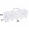 12 Pcs Playing Card Case with Large Box, Clear Trading