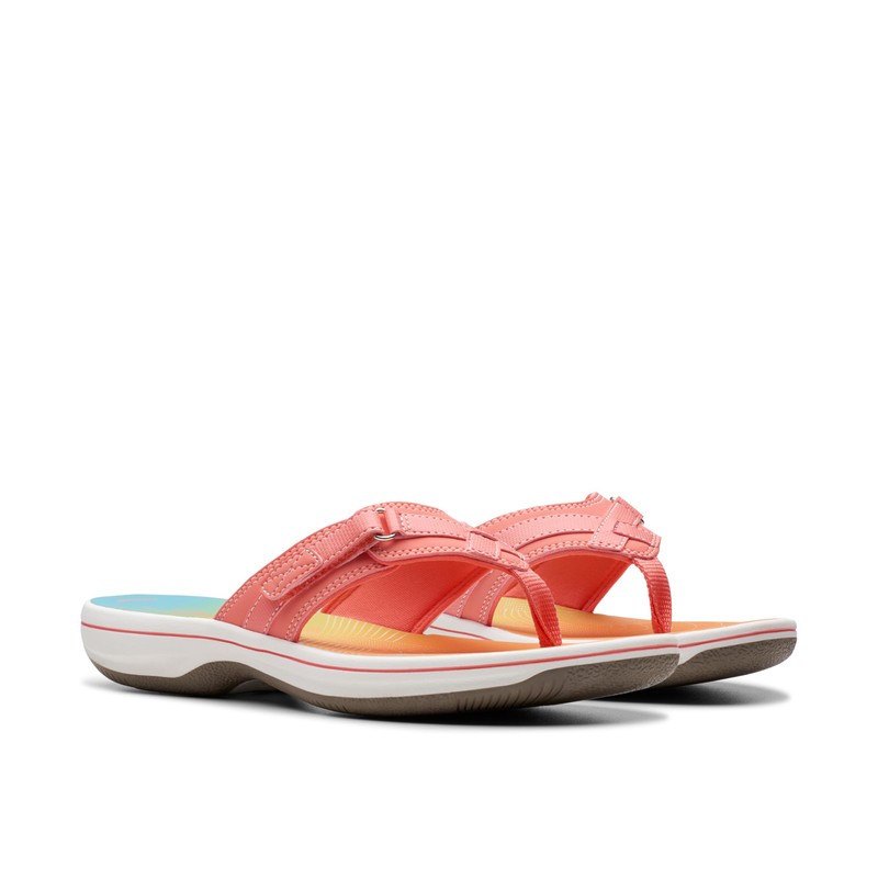 Clarks Clarks Women's Breeze Sea Flip-Flop, Multicolor Synthetic, 9