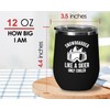 Snowboard Black Wine Tumbler 12oz - snowboarder like - Ski