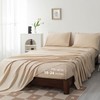 Levoo 100% Egyptian Cotton Sheets King Size Set 18"-24" Extra