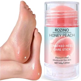 Honey Peach Hand & Foot Care Stick – Moisturizing & Hydrating for Dry, Cracked Skin, Restores Softness & Smoothness, Intensive Skin Repair