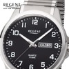 Regent 11090351 Men's Titanium Watch in Grey/Black 40 mm, Water