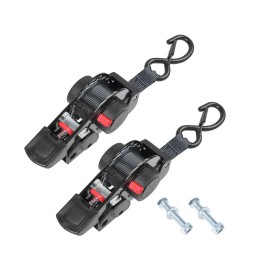 Ayaport Retractable Ratchet Straps 1x6Ft Bolt-On Tie Down for Trailer Boat Jet Ski ATV