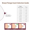 Flange Insert 15mm 6pcs, Flange Sizing Kit Compatible with Spectra