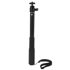 Extension Rod for Stabilizer, 11.8-37.4in 4 Sections Telescopic Tripod Stabilizer Extension Rod, Lightweight Aluminum Alloy Stabilizer Extension Rod Pole with 1/4 Inch Screw