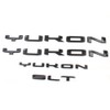 4PCS Set Door Rear SLT Yukon Emblems Letters 3D Badge