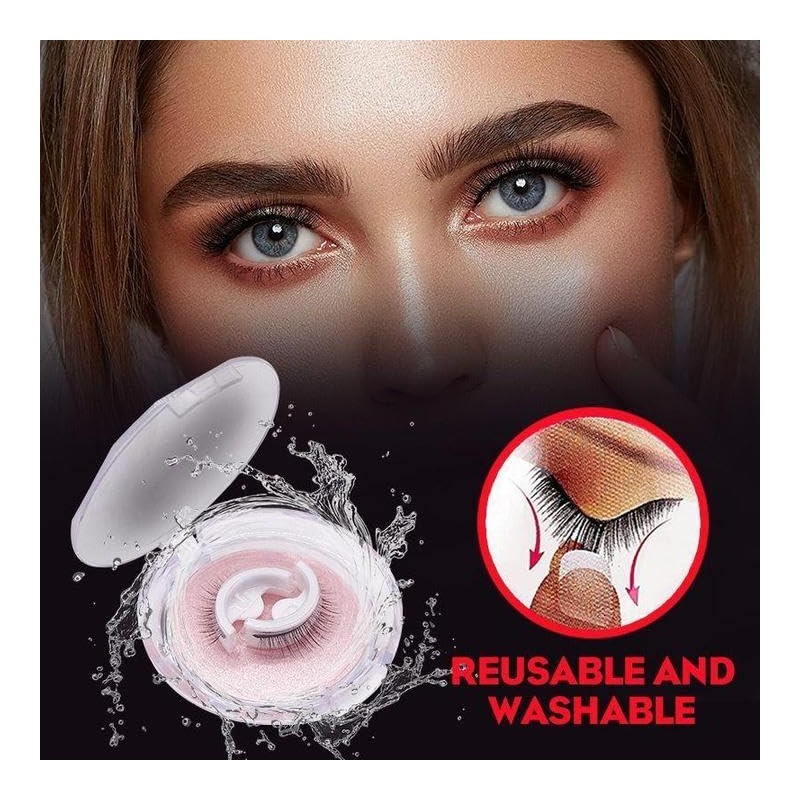  3 Pairs Eternal Joy Eyelashes,Eternal Joy Mart Eyelashes,Reusable Self