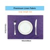 Weabetfu Cloth Placemats Set of 8 Heat Resistant Dining Table