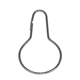 Vispronet Steel Gourd Hook – Intended for Light Duty Use – 2.8in x 1.6in x 0.08in – Use for Hanging Signs, DIY Projects, Securing Home Décor, Fishing Equipment, and More - 50 Pack