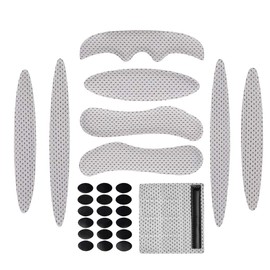 PAXLamb Helmet Padding Kit 27PCS Bicycle Replacement Universal Foam Pads Set Helmet Cushions for Bike Cycling Motorcycle Helmet (Grey)