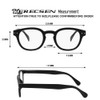 Kerecsen 5 Pack Reading Glasses for Women Men,Spring Hinges,Readers for