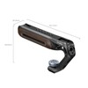 SmallRig Wooden Top Handle with NATO Clamp & NATO Rail,