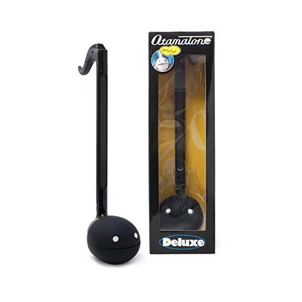 Otamatone Deluxe [Japanese Edition] Electronic Musical Instrument Portable Synthesizer from Japan by Cube / Maywa Denki, Black