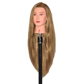Bellrino 30 " (Long and thick) Cosmetology Mannequin Manikin Training Head with Synthetic Fiber with Table Clamp Holder (RITA+NEW)