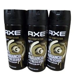 AXE 6pk AXE Deodorant+Body Spray Gold  Temptation150 ML 48 Hour Protection