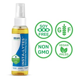BEAM MINERALS Insta-Lytes | How to Stop Leg Cramps Immediately Electrolyte Misting Spray | Fulvic Acid Trace Minerals | Fast Micronutrients Supplements | 2 fl Oz