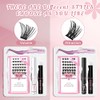 DIY Lash Extension Kit Cluster Lashes Kit with 72 Pcs