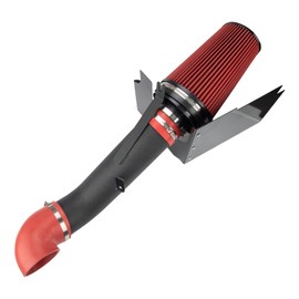 Zoncar Air Intake Kit, 4" Cold Air Intake Pipe Kit Replacement for 2002-2006 Escalade/Avalanche 1500/ Yukon, 2000-2006 Suburban 1500/2500 5.3L/6.0L, 1999-2006 Silverado/Sierra 1500 2500, Black & Red