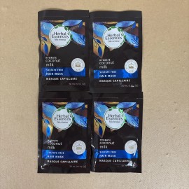 Herbal Essences bio:renew Hydrate Coconut Milk Sulfate Free Hair Masks 4 Masks