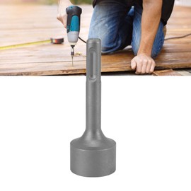 Topyond Ground Rod Driver Bits Socket Steel Easy Install Sturdy Light Weight Drill Tools for SDS Plus Hammer Drill (19mm)