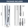 3 inch Diamond Dry Core Drill Bit, 10" Drilling Depth,