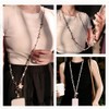QUANTALY Smartphone Strap, Neck, Shoulder Belt, Floral Pattern, Pearl Strap,