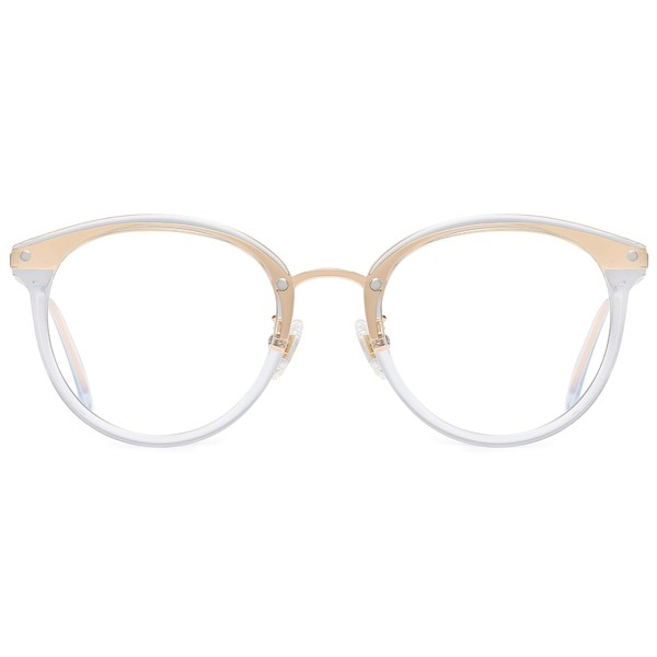 SOJOS Retro Round TR90 Blue Light Reading Glasses Womens Mens