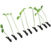 Set of 9 Eco Grass Hair Claws - Natural Look