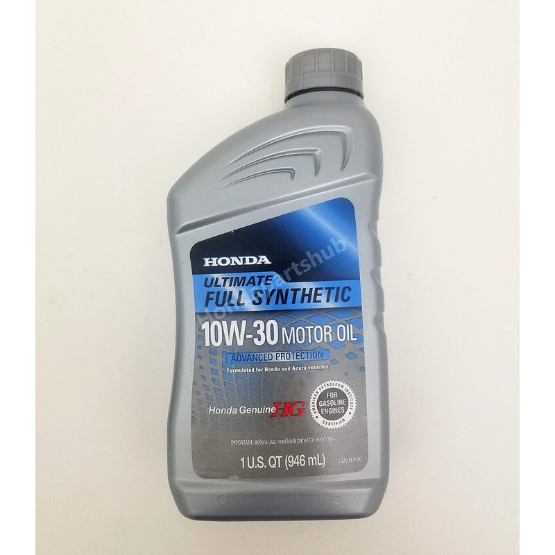 Honda Genuine 10W-30 Full Synthetic Oil Change Kit w/A02 Filter