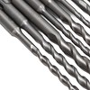 8Pcs Hammer Drill Bit Carbide Tip 2 Flute Drilling Tool