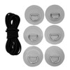 Heavy Duty SUP Bungee Deck Rigging Kit with 6 Piece