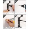 Kureny Pack of 12 Coat Hooks, Coat Hooks for Screwing,