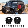 1Pair Aluminium Alloy Front/Rear Wheel Hub Case Cover for Traxxas