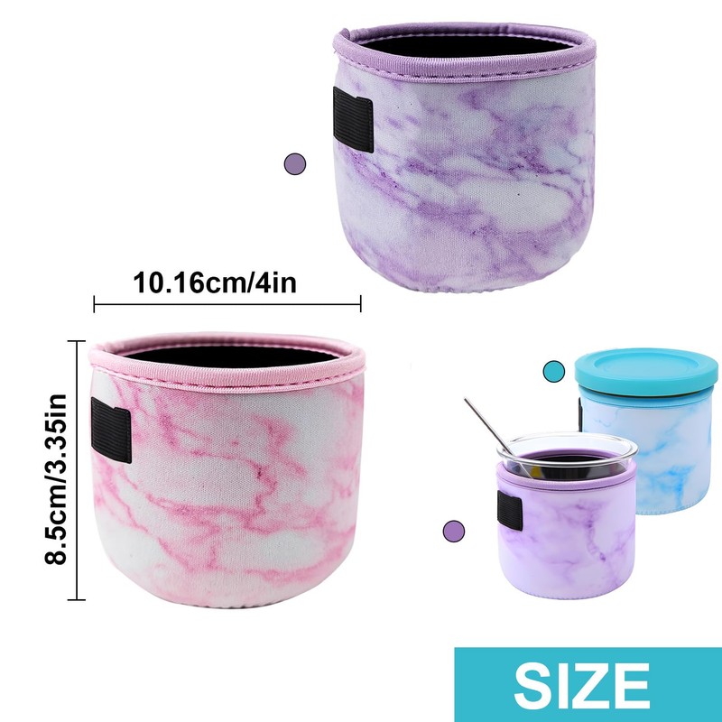 Pack of 4 Accessories for Ninja Creami Deluxe Container, Reusable