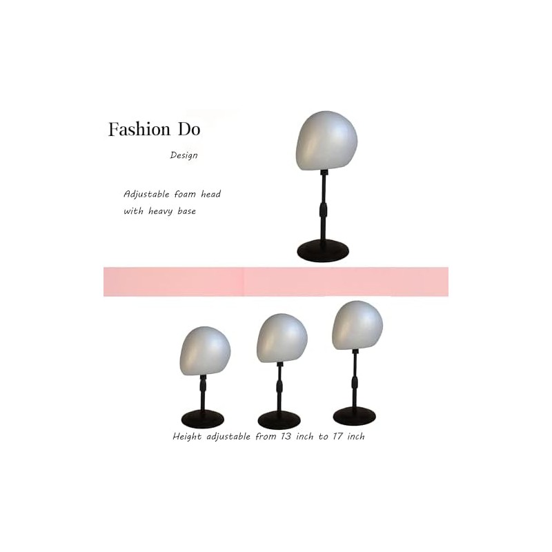 Soporte ajustable para peluca (AD02-White Egg)