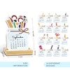 Small Desk Calendar 2025-2026 Monthly Classroom Office Desk Desktop Calendar