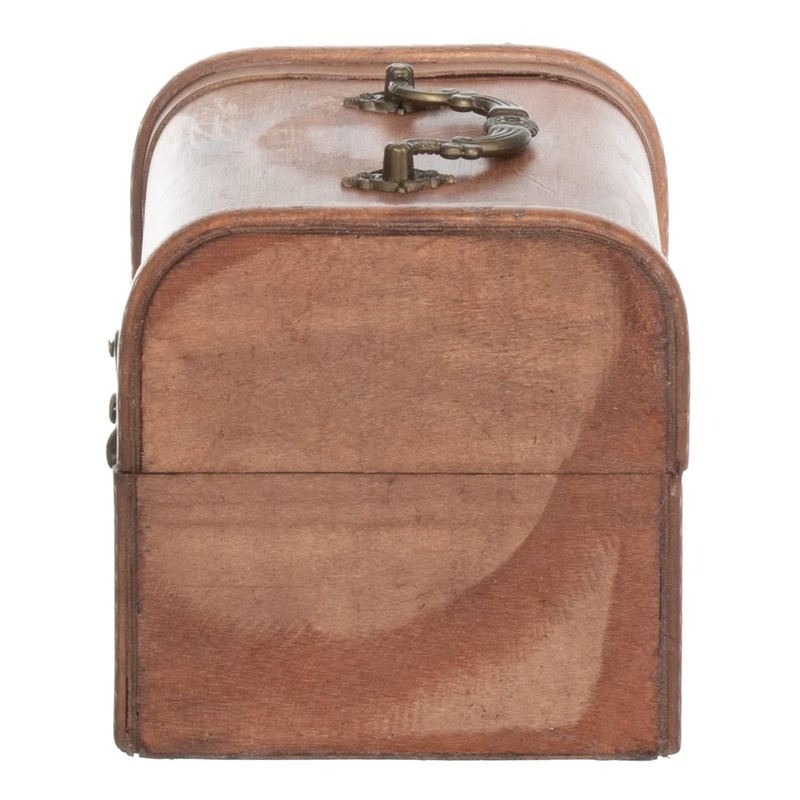 Brandsseller Set of 3 Chest Storage Boxes Decorative Wooden Crates