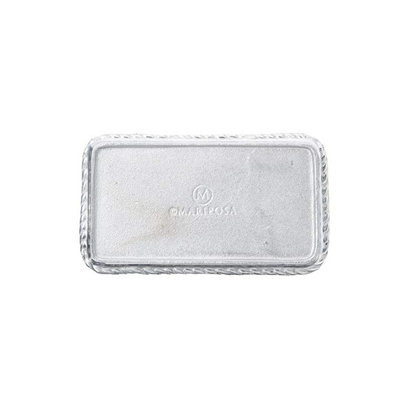 Mariposa Rope Statement Tray, Silver