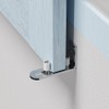CCJH Adjustable Floor Guide, Sliding Door, Wall/Door, Floor Guide, Stainless