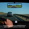 iplusmile Automotive Compass Ball, Car Compass with Bottom Stick Adjustable