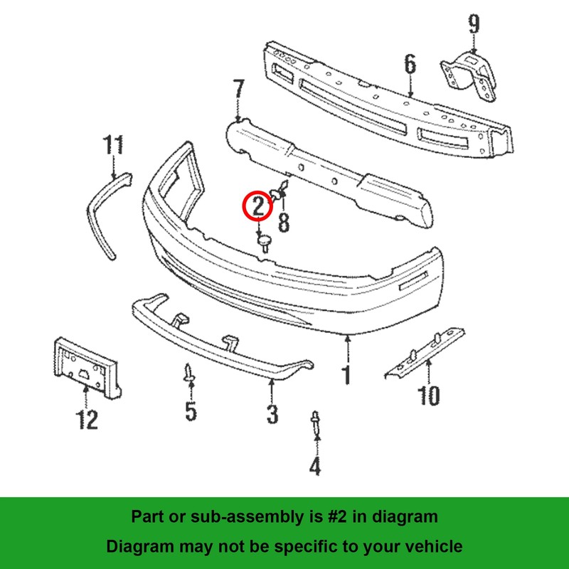 OAUTOO 25pcs 3/8" Hole Bumper Cover Radiator Apron Panel Retainer