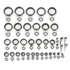 Fishing Rod Guide Ceramic Ring Repair Kit Stainless Steel Telescopic