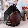 DILUSILK 1 Pcs Mesh Ball Bags, Drawstring Storage Single with